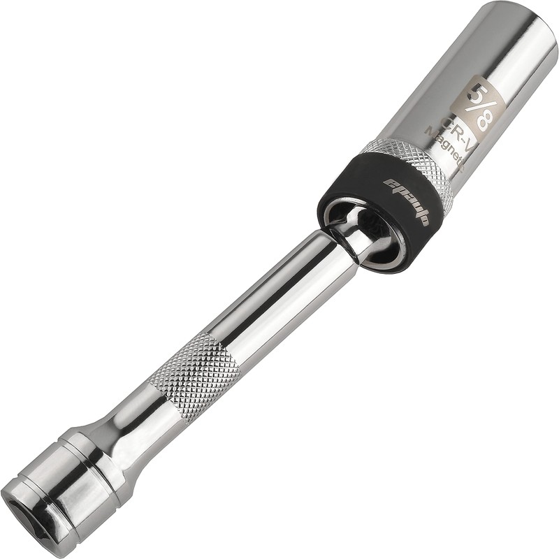 EPAuto Swivel Magnetic Spark Plug Socket, 6 point 5/8-inch x