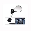 ANCLLO 7/8 inch Round Adjustable Motorcycle Rearview, Round Handlebar Bar