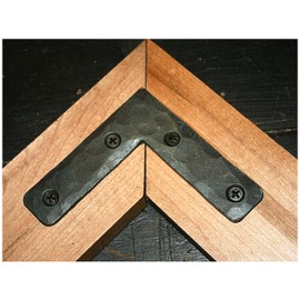 Hammered L bracket