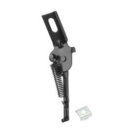 sourcing map Back Bike Kickstand for 12 Inch Wheel Bicycle Single-Side Kick Stand with Screw Washer Rear Mount Bikes Support Racks, Black