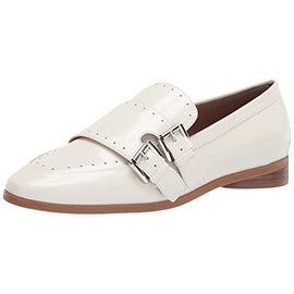 Aerosoles Women's Gabbie Loafer Flat, WHITE LEATHER, 8