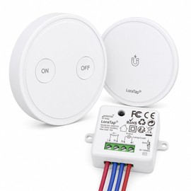 LoraTap Remote Light Switch Kit: No wall wiring required 120V AC