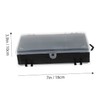Totority 3pcs Fishing Tool Box with Compartments Portable Storage Case