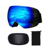 CHMKSTC Ski Goggles, Snow Goggles, Snowboard Goggles, Double Lens, Anti-Fog
