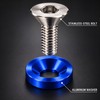 10-Piece M6 Car Fender Washer and Bolt Set for Bumper,
