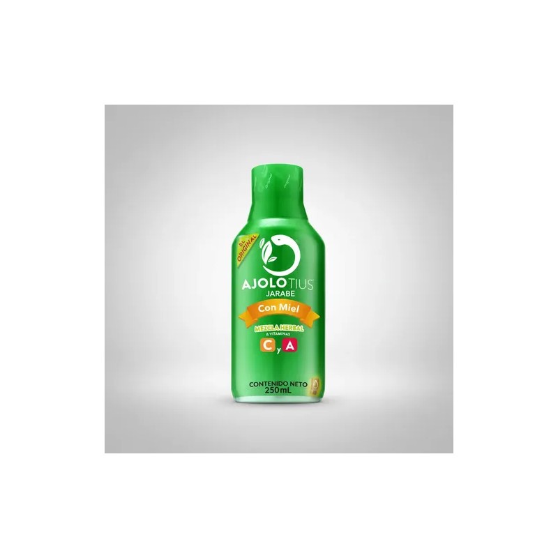 Ajolotius Jarabe Con Miel Extractos Herbales 250ml
