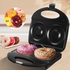 Ht Viik Donut Maker,Doughnut Machine,Bake 2 Donuts,Double-sided heating, Non-stick Surface,