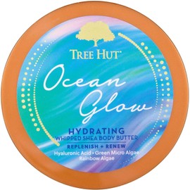 TREE HUT, Whipped Body Butter Ocean Glow, Manteca Corporal Hidratante, Piel Suave y Radiante, Aroma de Mar Tropical