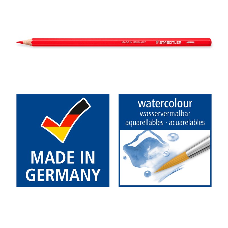 STAEDTLER 14610C M12 Design Journey Watercolour Pencils - Assorted Colours