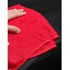 Set DE PAÑOS DE Microfibra Rojo 40X40 12 PZAS