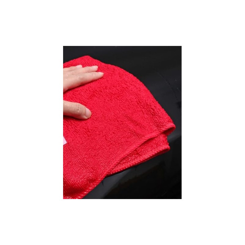 Set DE PAÑOS DE Microfibra Rojo 40X40 12 PZAS