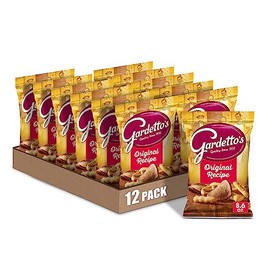 Gardetto's Snack Mix, Original Recipe, Snack Bag, 8.6 oz (Pack of 12)