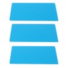 50Pcs Blue 0.45mm Thicken Marking Metal Card Test Material Nameplate