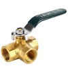 Unbranded Ball Valve 1/4'' G Female 3 Way (L-Port) Valve