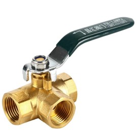 Unbranded Ball Valve 1/4'' G Female 3 Way (L-Port) Valve Anti-Rust ball valve Fitting 1PC*