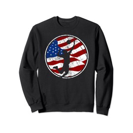 Four Square American Flag - Vintage Four Square Sweatshirt