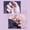 Allereya Coffin Press on Nails Medium Love Heart Artificial Nail