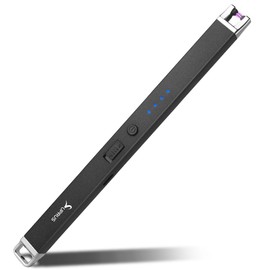 SUPRUS Electric Arc Lighter Windproof Flameless Rechargeable USB Lighter with Safety Lock for Home Kitchen BBQ Candle