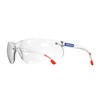JORESTECH Safety Glasses, ANSI Z87+ Compliant, Wraparound Clear Impact-Resistant Polycarbonate