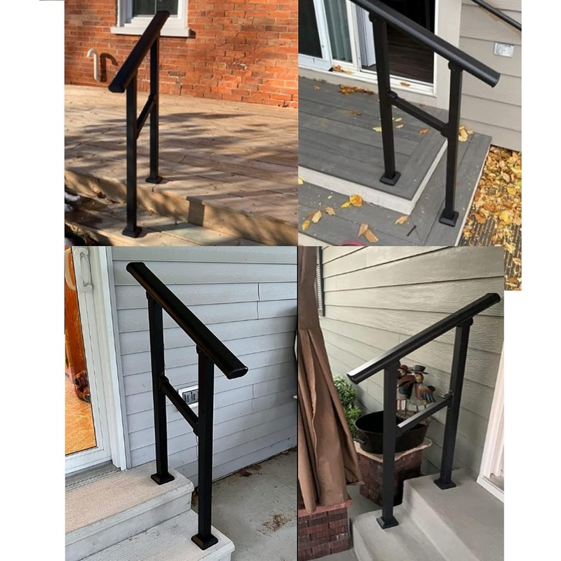 Metty Metal Handrails for Outdoor Steps Suitable for 1 to