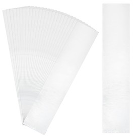 PH PandaHall 6×30 inch 60 Pack Poster Bags, 2.3 Mil Long Open-Ended Plastic Sleeves Transparent Storage Poster Tube for Wigs, Posters, Popcorn, Blueprint, Narrow Items, Waterproof, 29.3X5.9'', Clear