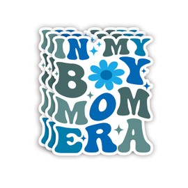 (3Pcs) in My Boy Mom Era Sticker Funny Quotes Vinyl Decal Mother's Day Gift for Mom Mama Boy Grandma Stickers for Tumbler Laptop Kindle Water Bottles Book Phone - Size 3x2.6