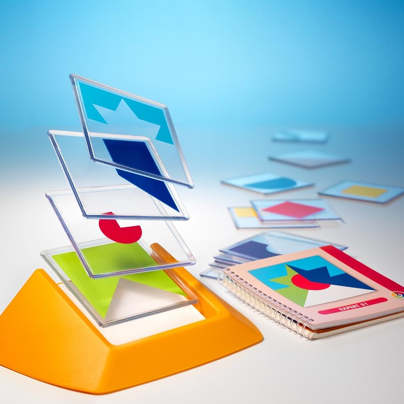 SmartGames Color Code Cognitive Skill-Building Puzzle Game Featuring 100 Challenges