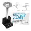 CHILDWEET 4 Pcs J Bolt Tool Box Clamps for Trucks