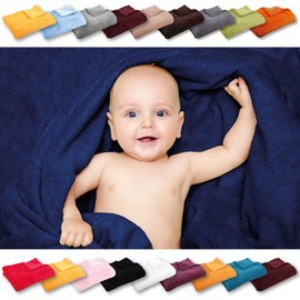 Bestlivings Baby Blanket Cuddly Blanket Crawling Blanket Wrap Blanket Microfibre Many Colours and Sizes Approx. 90 x 140 cm Blue / Royal Blue