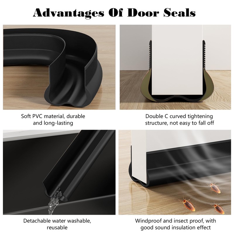 Door crack (black)