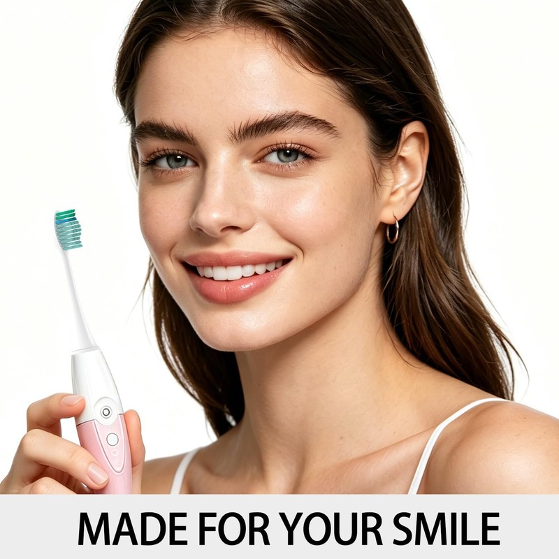 Replacement Heads Compatible with TAO Clean Electric Toothbrush, Green