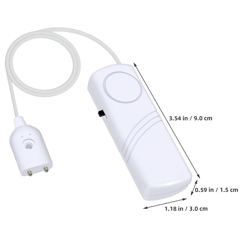 TOBBOMEY Water Level Alarm, Loud Water Leak Sensor Alarm, Water