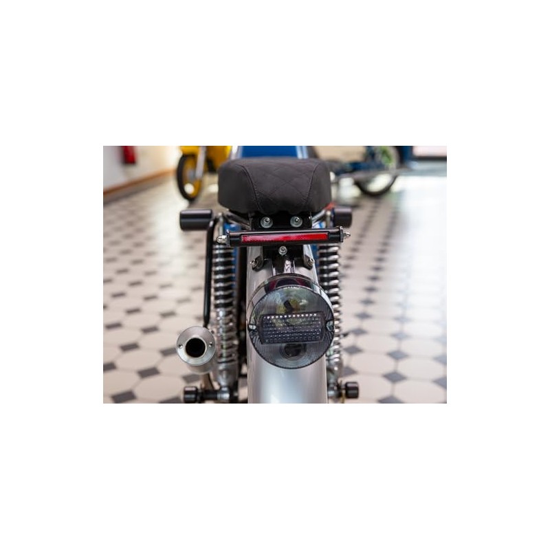 Black 3D Print Rear Rack Rack Hook Handle with Reflector