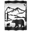 Monaxon Farmhouse Bear Wall Sconce Light with Shade, E26 Base