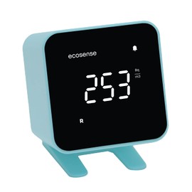 Ecosense EB100 EcoBlu, Home Radon Detector, Capture & Display Results Every 10 Minutes, Short & Long-Term Continuous Monitoring, Easy to Use