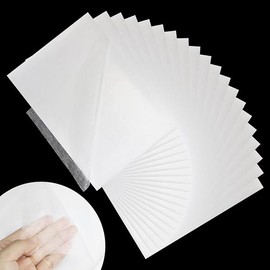 Stitch Witchery 20 Sheets, 8" x 12" Fusible Webbing for Fabric Applique, Medium Weight Fusible Interfacing, Stitch Witchery Fusible Bonding Web for Fabric for DIY Crafts