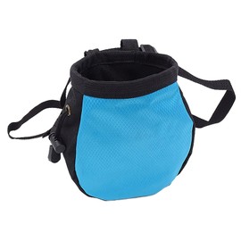 Climbing Chalk Bag No Leak Drawstring Closure Bag with Adjustable Belt and Zippered Pockets for Rock Climbing Bouldering Gymnasticsv