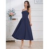 ABEHIK Corset Sundress for Women 2024 Bustier Flowy Midi Dress