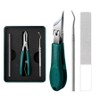 Neednit Thick Toenail Clippers Diagonal Nail Resistance, 1 Set, Mixed / 니드닛 두꺼운 발톱깎이 사선 손톱 내성, 1세트, 혼합
