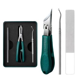 Neednit Thick Toenail Clippers Diagonal Nail Resistance, 1 Set, Mixed / 니드닛 두꺼운 발톱깎이 사선 손톱 내성, 1세트, 혼합
