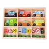 Tooky Toy 921 TKF050 EA Wooden Transportation & Street Signs