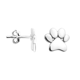 SOFIA MILANI - Women's Earrings 925 Silver - Paw Stud Earrings, Sterling Silver, No Gemstone