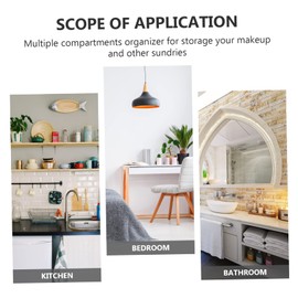 Outanaya Drawer Storage Box Dividers Transparent Organizer for Cosmetics Jewelry Office Supplies Versatile Sundries Storage for Home and Kitchen