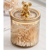 narunaru Cute Acrylic Trinket Box, Cotton, Toothpick, Interior Decoration, Lid