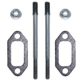 AUMEL Muffler Stud Nut Bolt Kit for Husqvarna 61 266 66 162 Chainsaw 501686501 503222302 5Mx6M.