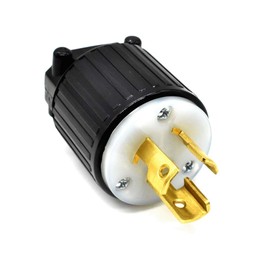 Superior Electric YGA031 Twist Lock Electrical Plug, 3P 15A 277V - NEMA L7-15P