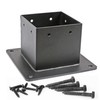 Antsky 4×4"(Actual: 3.5×3.5inch) Post Stainless Steel Flange Anchor Base with