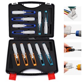 JRready ST5344 Pin Removal Tools Mini-Fit Jr Extraction Tool Micro-Fit .062 .093 Molex Pin Extractor Tool Metri-Pack AMP Mate-N-Lok Amphenol RT360 Series Connectors Terminal Release Tool Kit 11PCS