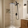 G-Promise All Metal 12 Inch Dual Square Shower Head with