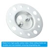 PATIKIL 202lbs 115mm Steel Ceiling Hooks, Ceiling Fan Hook Pad